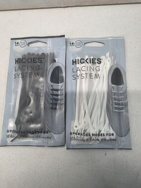 No-Tie Lacing System Sneakers - Black / White